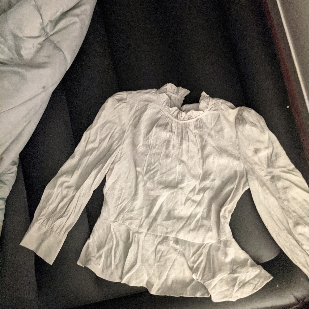 Cream blouse by who what where